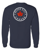 Never 51st Leaf Left Chest and Back Long Sleeve - Unisex