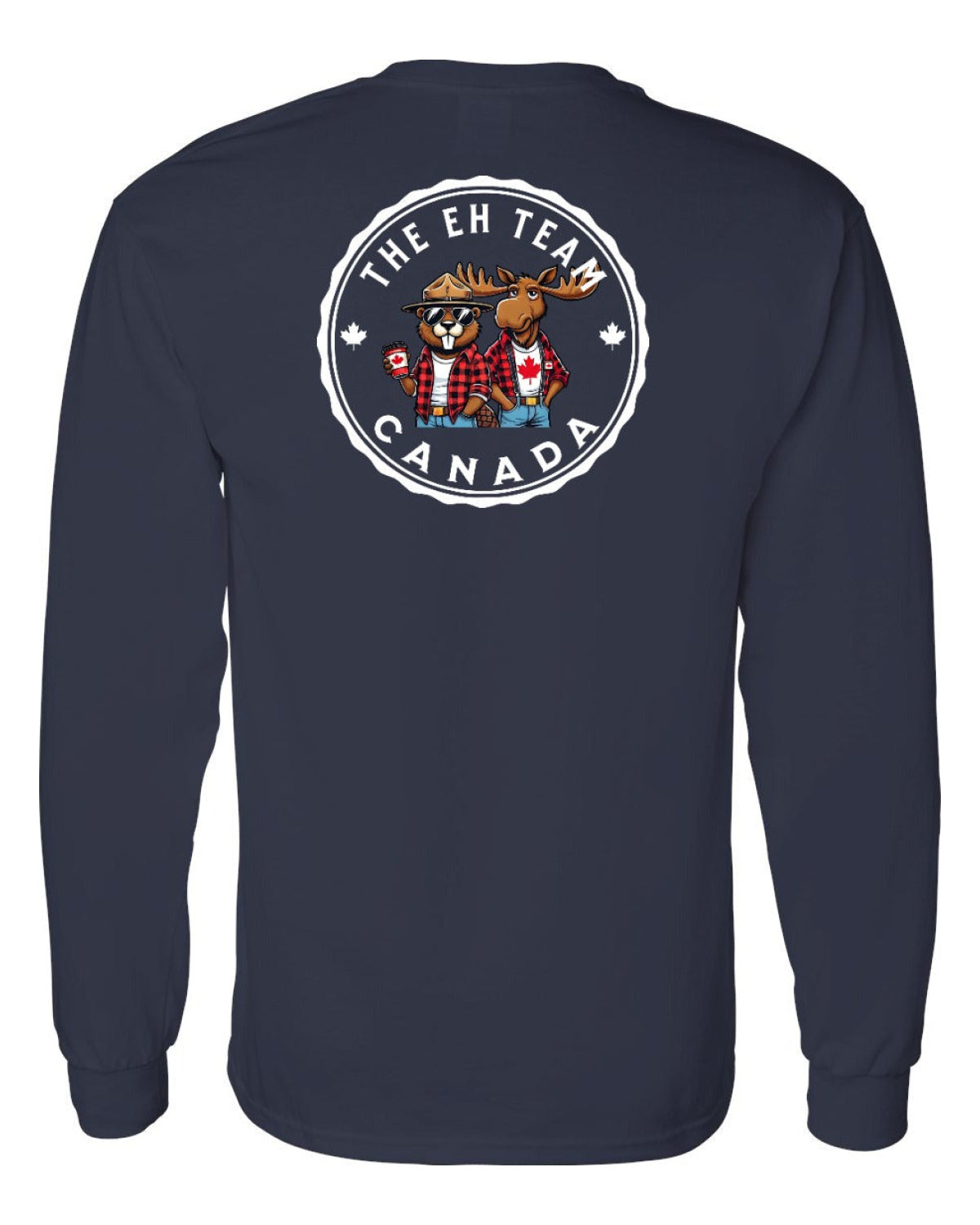 Eh Team Left Chest and Back Long Sleeve - Unisex