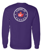 Elbows up Leaf Left Chest and Back Long Sleeve - Unisex