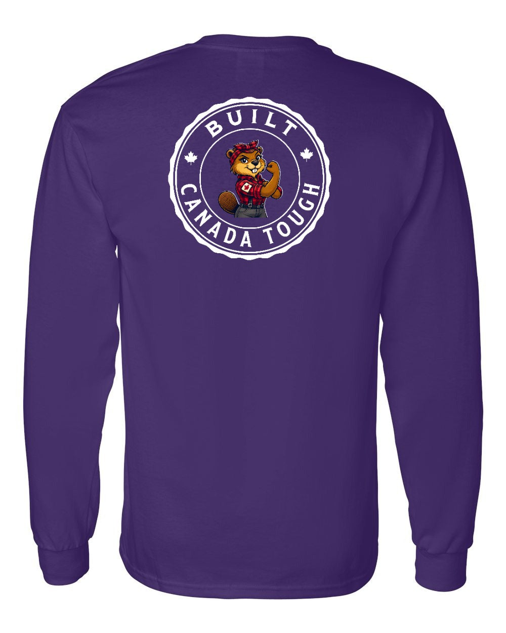 Built Canada Tough Rosie Flex Left Chest and Back Long Sleeve - Gildan Canada (sewn Internationally)