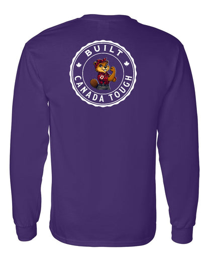 Built Canada Tough Rosie Flex Left Chest and Back Long Sleeve - Gildan Canada (sewn Internationally)