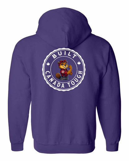 Built Canada Tough Rosie Flex Left Chest and Back Zip Hoodie - Gildan Canada (sewn Internationally)