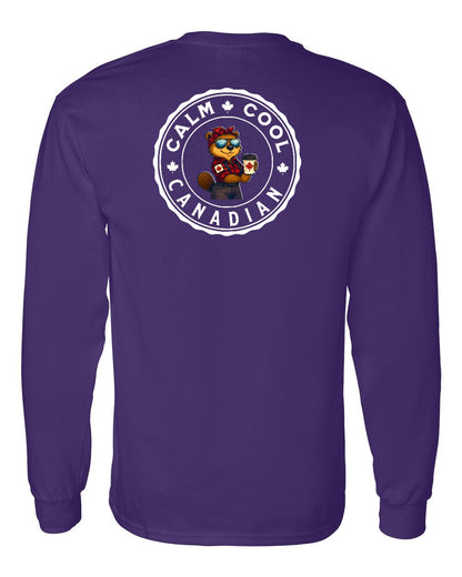 Calm Cool Rosie Sunglasses Left Chest and Back Long Sleeve - Gildan Canada (sewn Internationally)