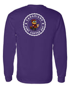 Canadiano just Coffee EH! Rosie Sunglasses Left Chest and Back Long Sleeve - Unisex