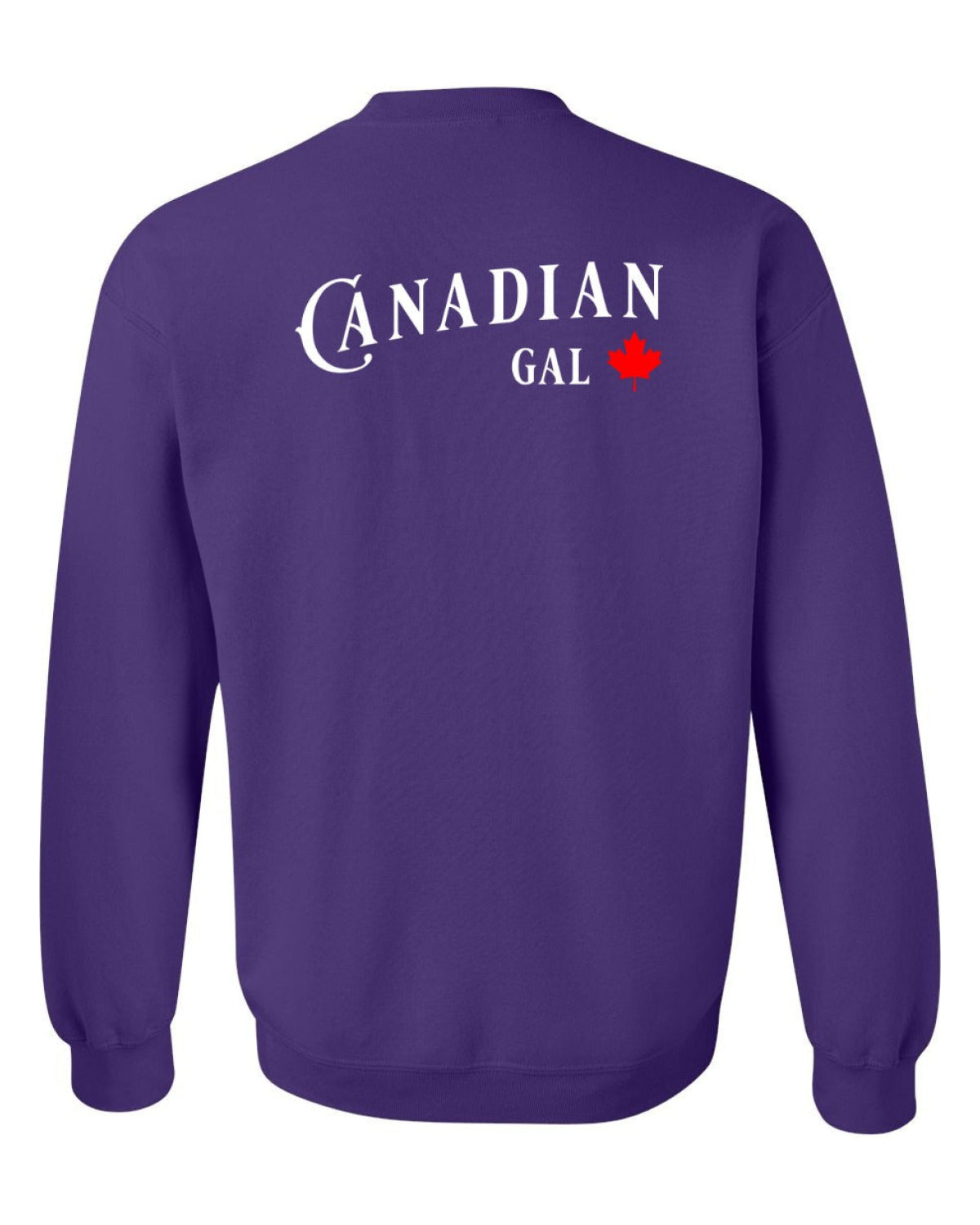 Canadian Gal Left Chest and Back Crewneck - Unisex