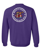 Mean & Nasty Canadians Eh! Left Chest and Back Crewneck - Unisex