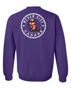 Never 51st Beaver Left Chest and Back Crewneck - Unisex