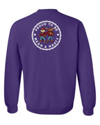 Proud Mean & Nasty Beaver and Moose Left Chest and Back Crewneck - Unisex