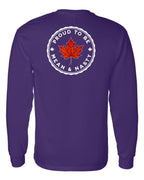 Proud Mean & Nasty Leaf Left Chest and Back Long Sleeve - Unisex