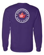 Born and Raised Saskatchewan Left Chest and Back Long Sleeve - Unisex
