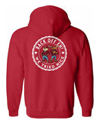 Back off  Eh ! We Tried Nice Left Chest and Back Zip Hoodie - Unisex