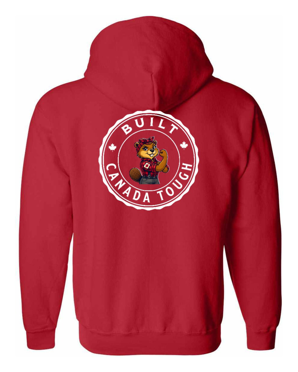 Built Canada Tough Rosie Flex Left Chest and Back Zip Hoodie - Unisex