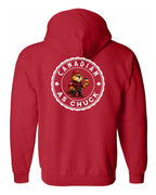 Canadian as Chuck Male Beaver Left Chest and Back Zip Hoodie - Unisex