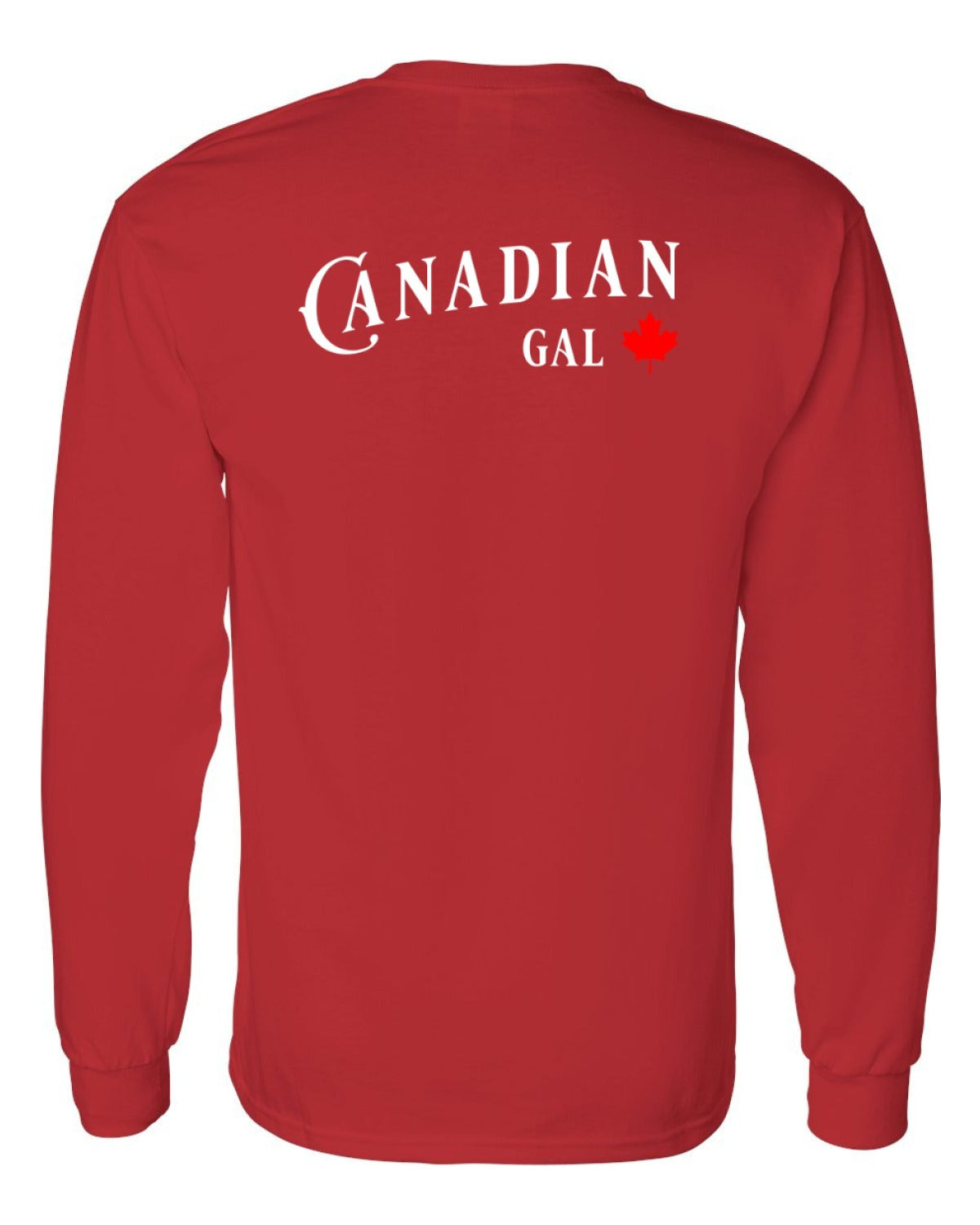 Canadian Gal Left Chest and Back Long Sleeve - Unisex