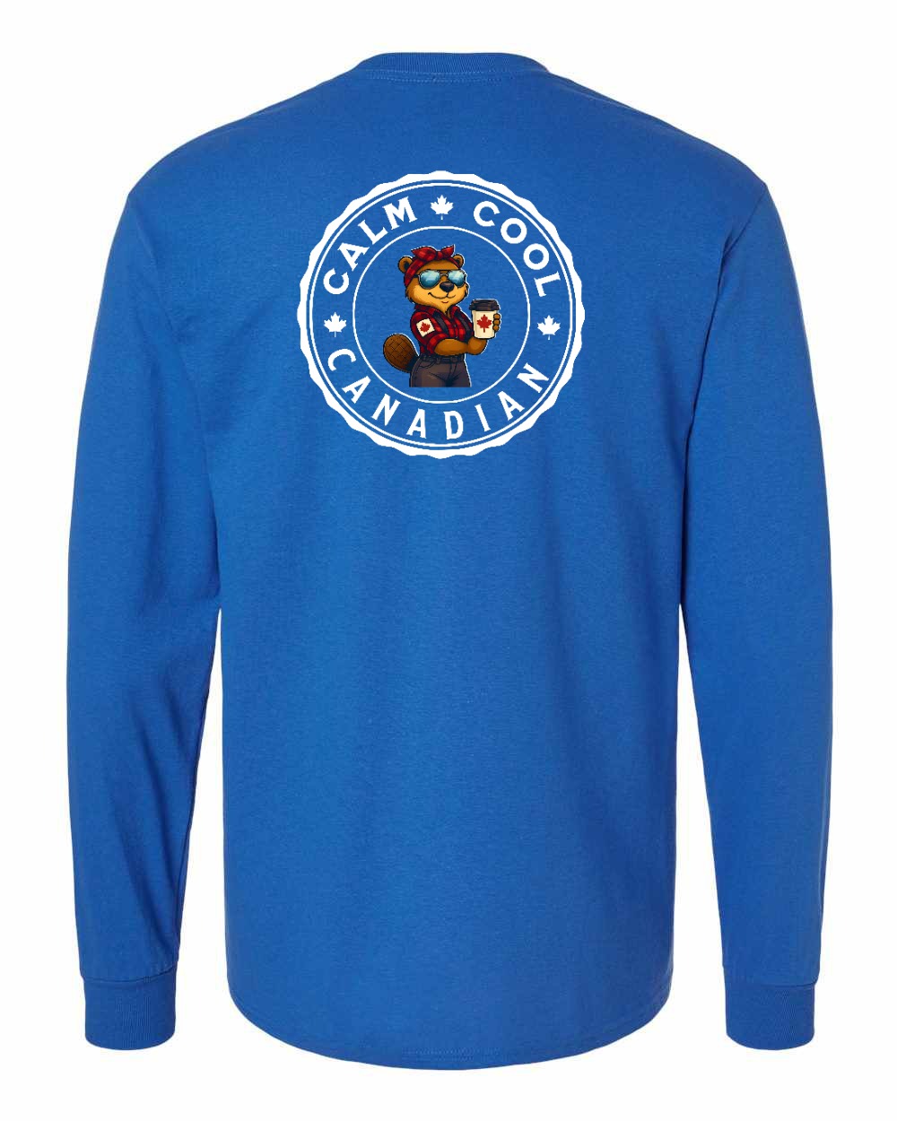 Calm Cool Rosie Sunglasses Left Chest and Back Long Sleeve - Gildan Canada (sewn Internationally)