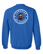 Canadian as Chuck Rosie Flex Left Chest and Back Crewneck - Unisex