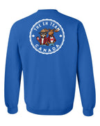 Eh Team Left Chest and Back Crewneck - Unisex
