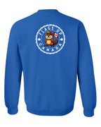 Flags Up Male Beaver Left Chest And Back  Crewneck - Unisex