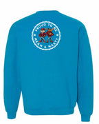 Proud Mean & Nasty Beaver and Moose Left Chest and Back Crewneck