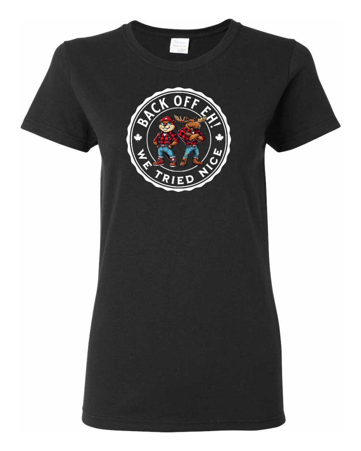 Back Off We Tried Nice  Women's Tee