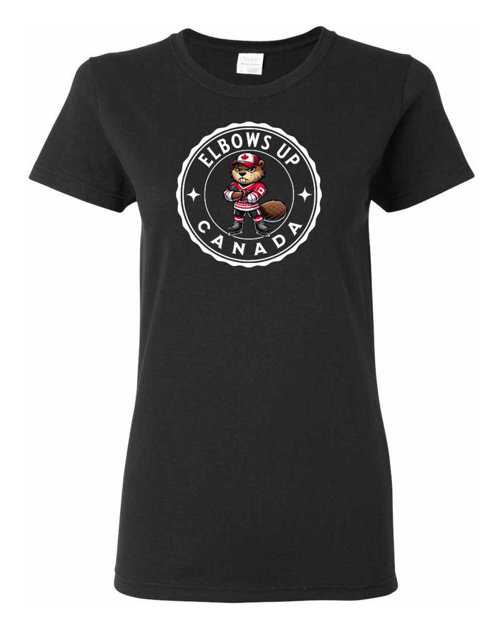 Elbows Up Beaver  Women's Tee