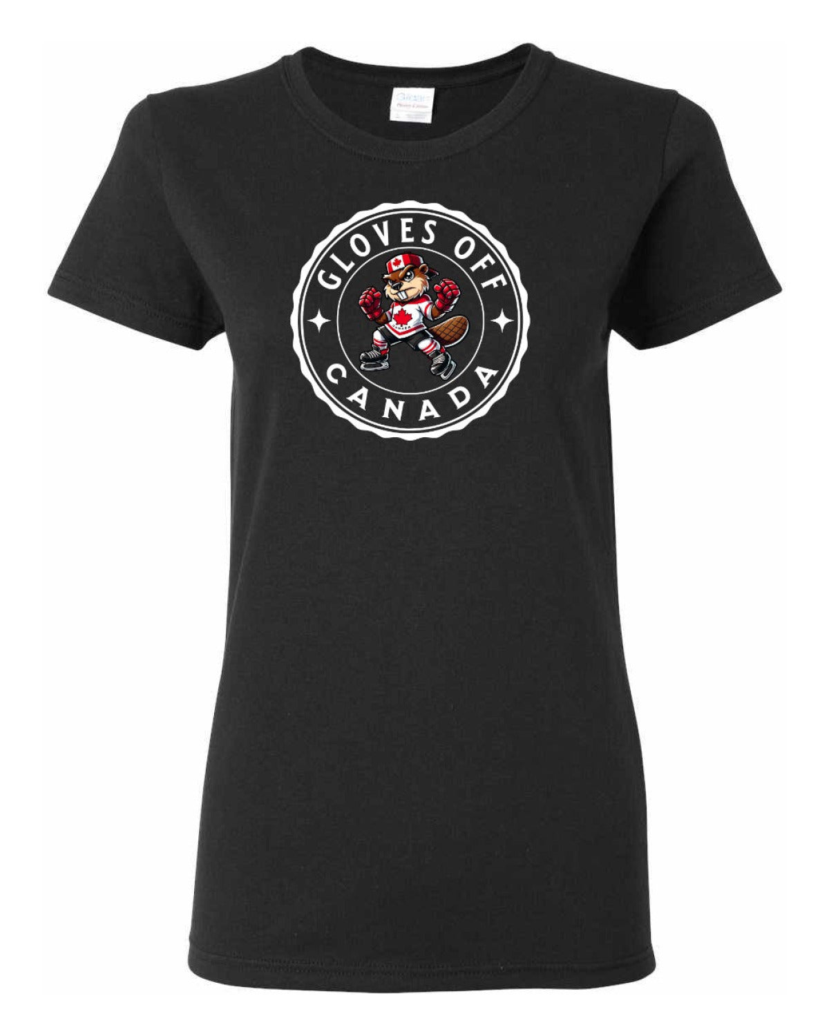 Gloves Off Beaver  Women's Tee