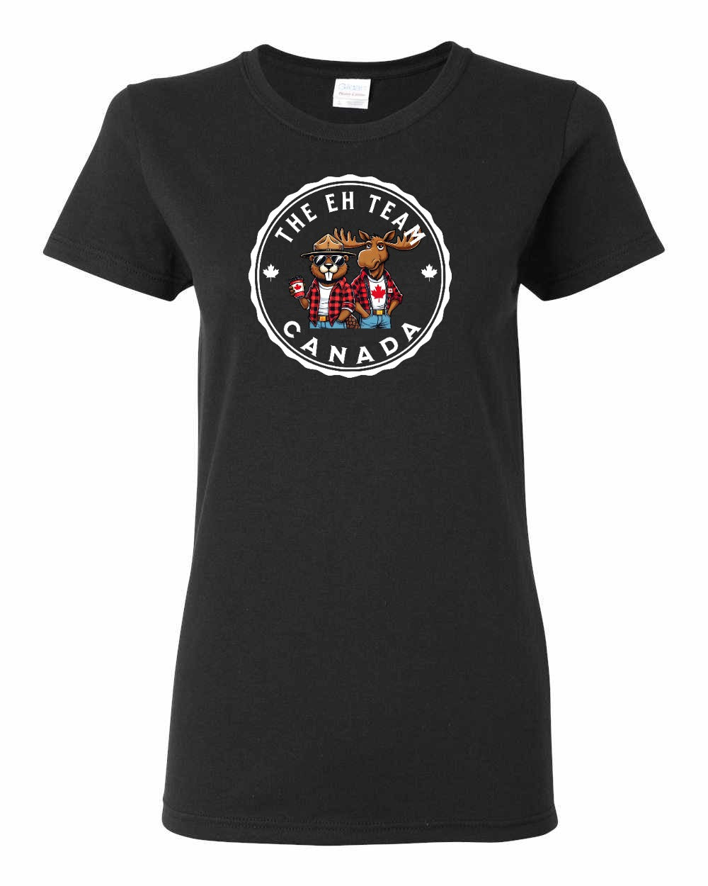 Eh Team! Full Front Women's Tee - Gildan Canada (sewn Internationally)