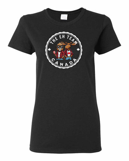 Eh Team! Full Front Women's Tee - Gildan Canada (sewn Internationally)