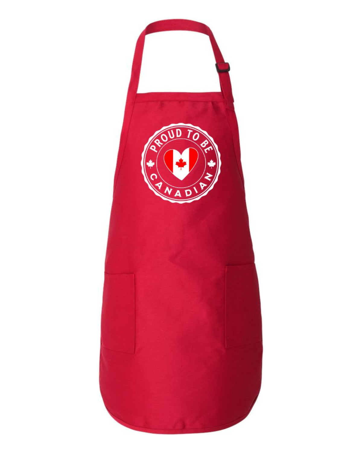 Proud to be Canadian Heart Flag Apron