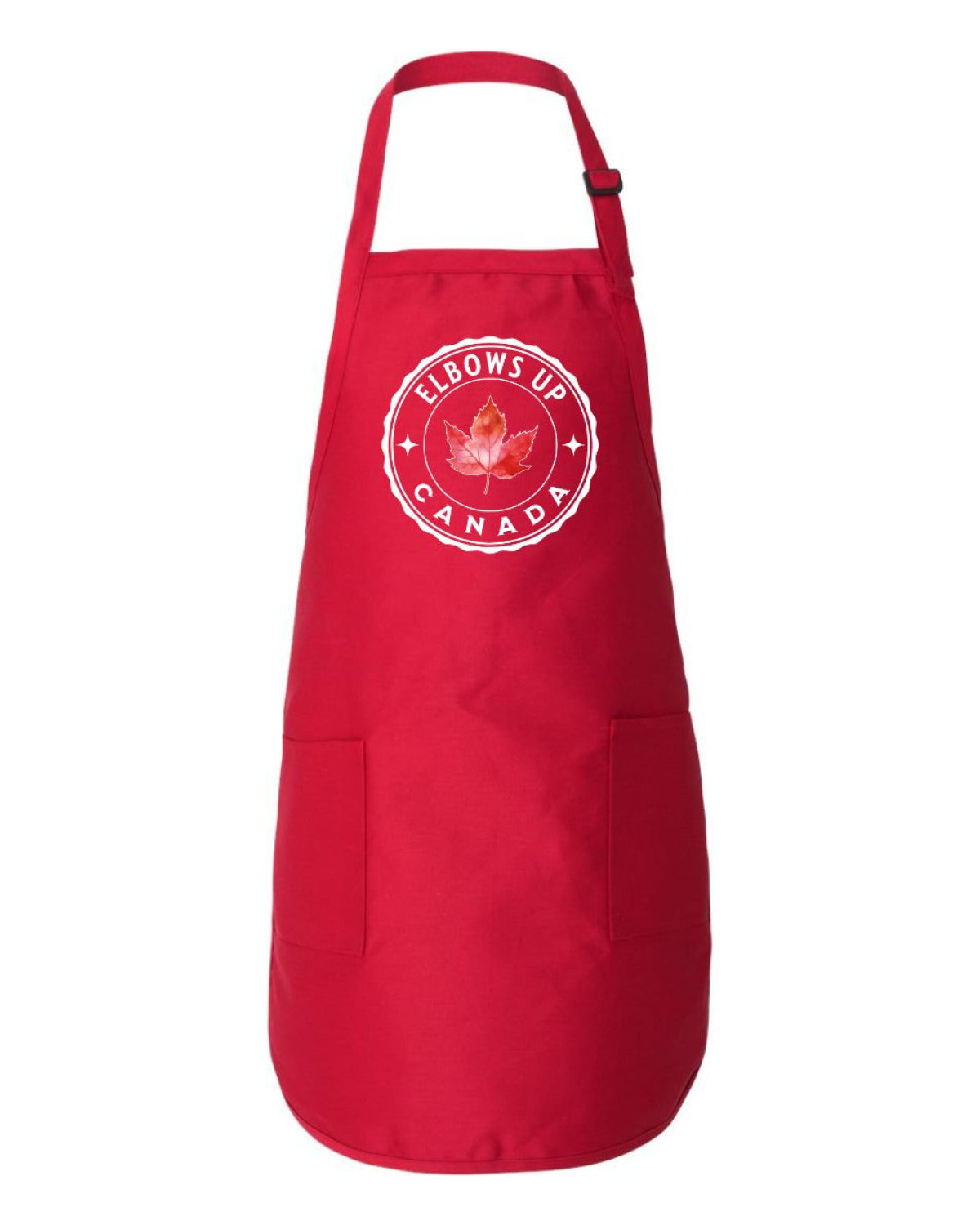 Elbows Up Leaf Apron