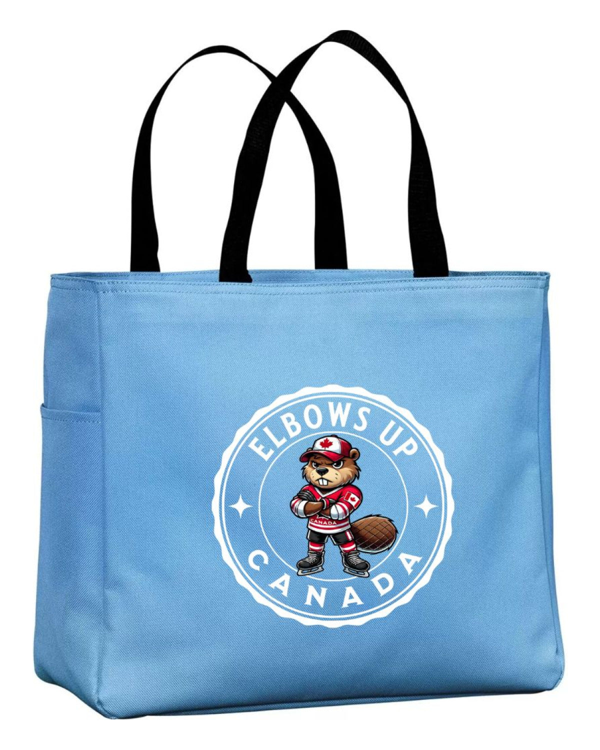 Elbows up Beaver Tote Bag