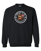 Proud to be Canadian Female Beaver   Crewneck - Unisex