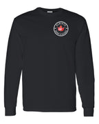 Born And Raised Alberta Left Chest and Back Long Sleeve - Unisex