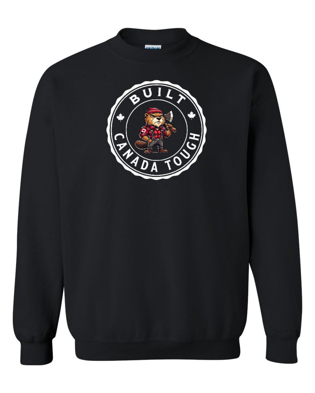 Built Canada Tough Male Beaver Full Crewneck - Unisex