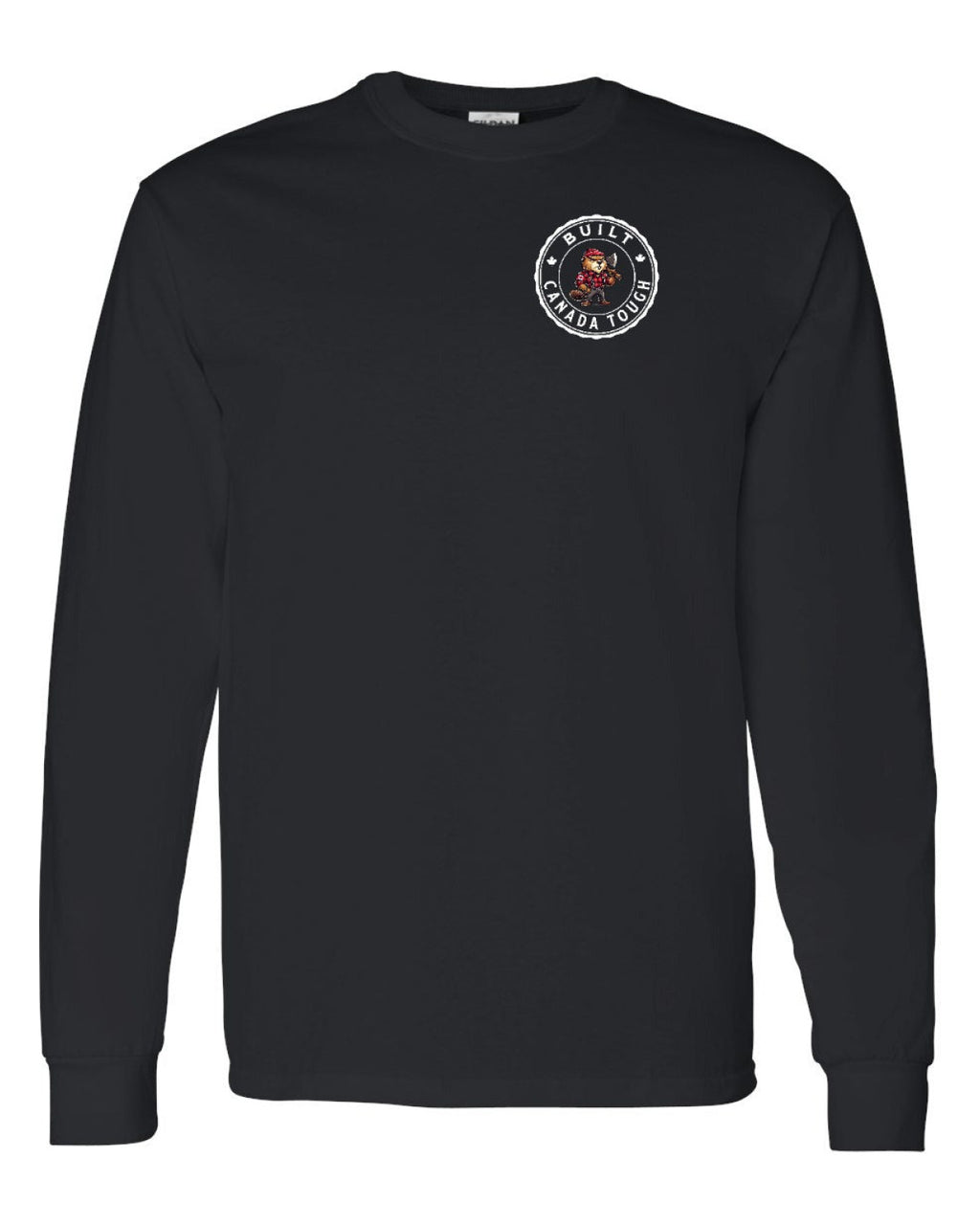 Built Canada Tough Male Beaver Left Chest Long Sleeve - Unisex