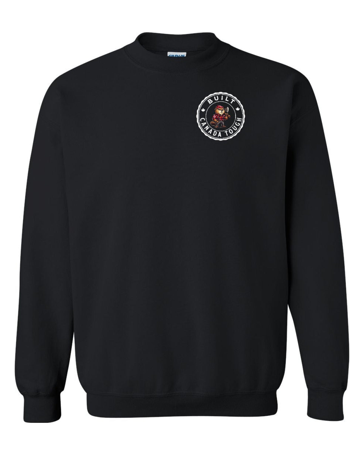 Built Canada Tough Male Beaver Left Chest Crewneck - Unisex