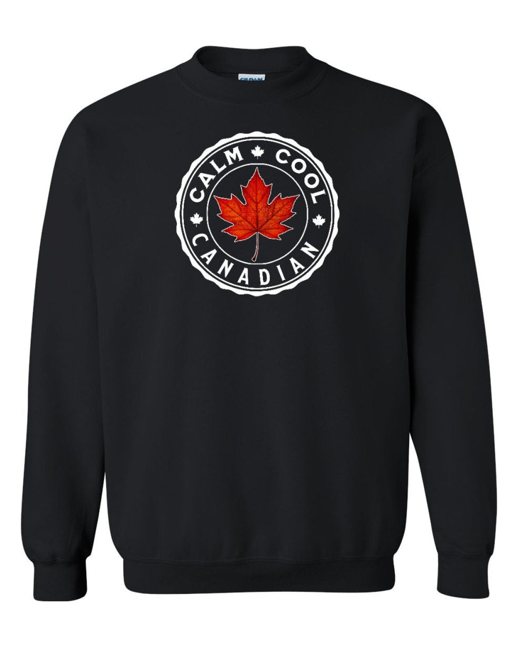 Calm Cool Canadian Leaf Full Crewneck - Unisex
