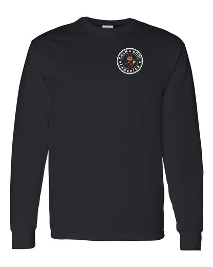 Calm Cool Rosie Sunglasses Left Chest and Back Long Sleeve - Gildan Canada (sewn Internationally)