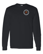 Canadiano just Coffee EH! Male Beaver Left Chest and Back Long Sleeve - Unisex