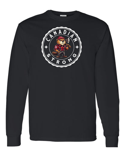 Canadian Strong Beaver Full Long Sleeve - Gildan Canada (sewn Internationally)