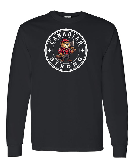 Canadian Strong Beaver Full Long Sleeve - Gildan Canada (sewn Internationally)