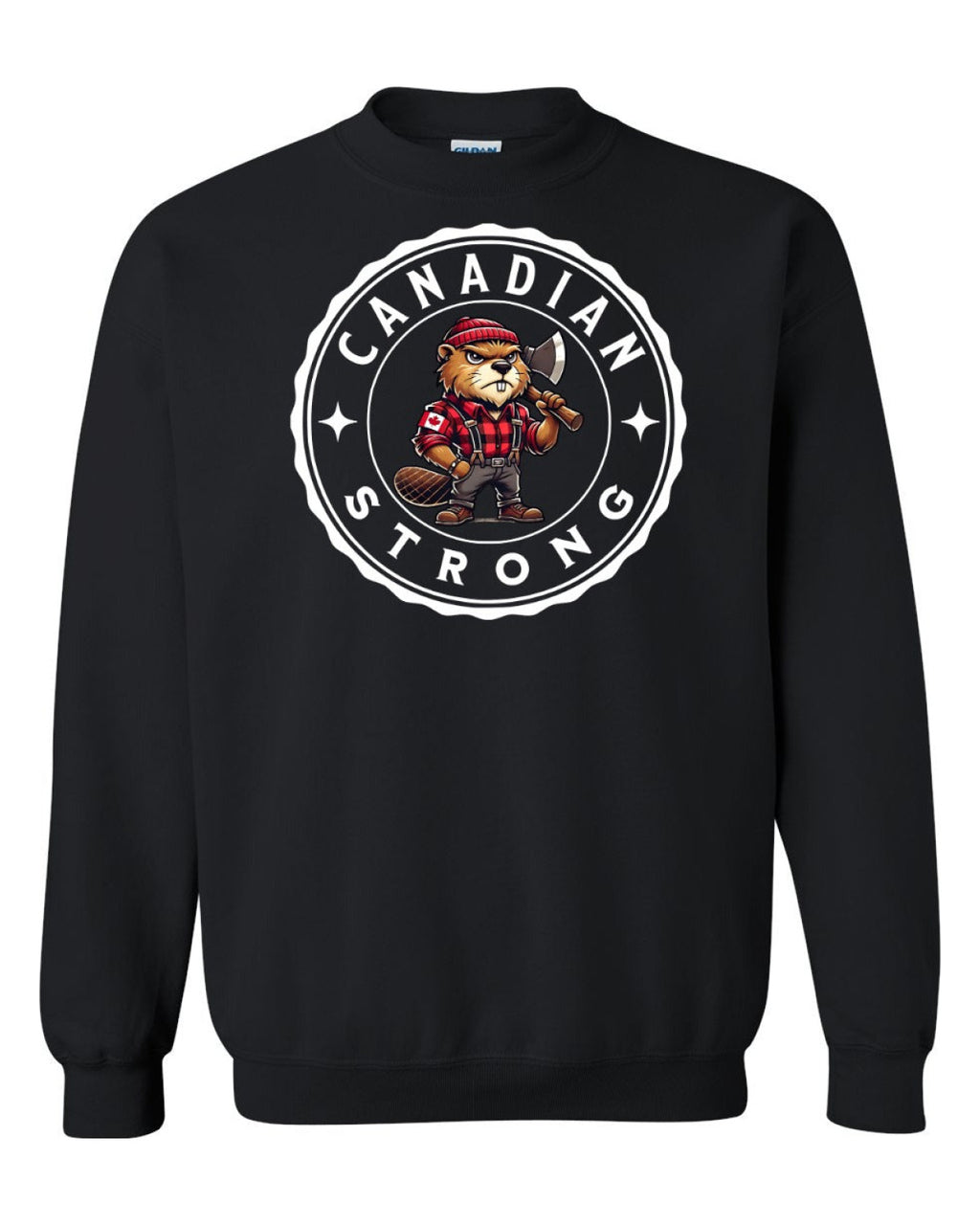 Canadian Strong Beaver Full Crewneck - Unisex