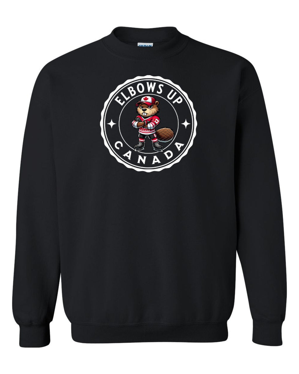 Elbows up Beaver Full Crewneck - Unisex