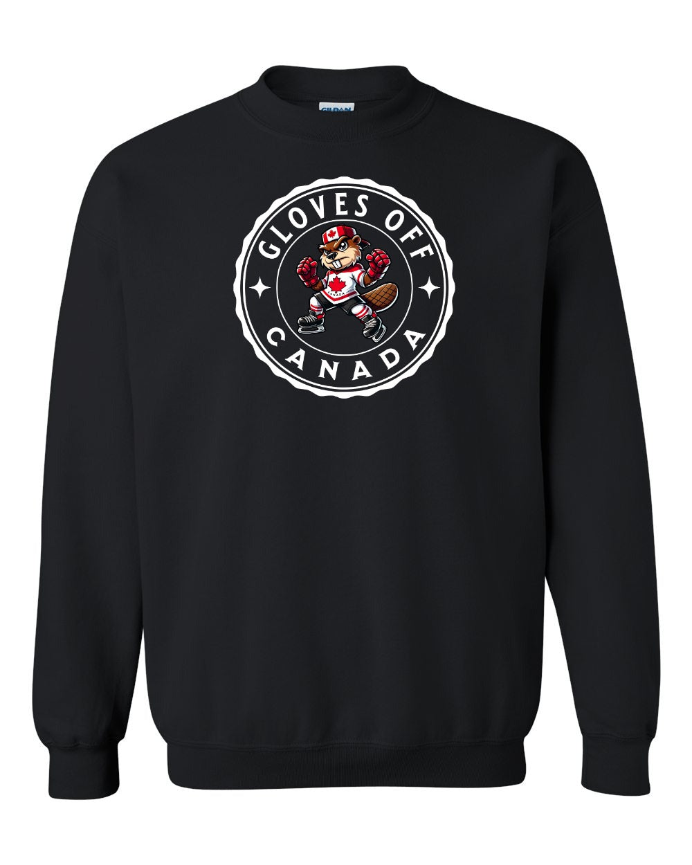 Gloves Off Beaver Full Crewneck - Gildan Canada (sewn Internationally)