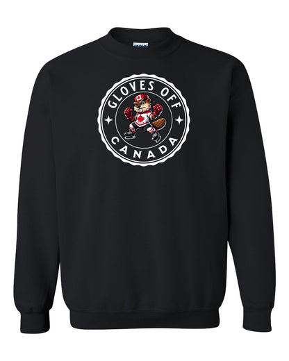 Gloves Off Beaver Full Crewneck - Gildan Canada (sewn Internationally)