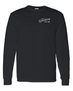 Just A Canadian Girl (Heart Flag Full) Left Chest Long Sleeve - Unisex