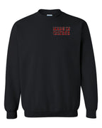 Made in Canada Plaid Background Left Chest Crewneck - Unisex