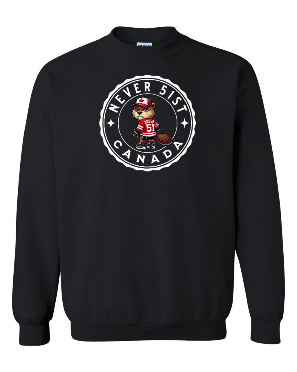 Never 51st Beaver Full Crewneck - Unisex