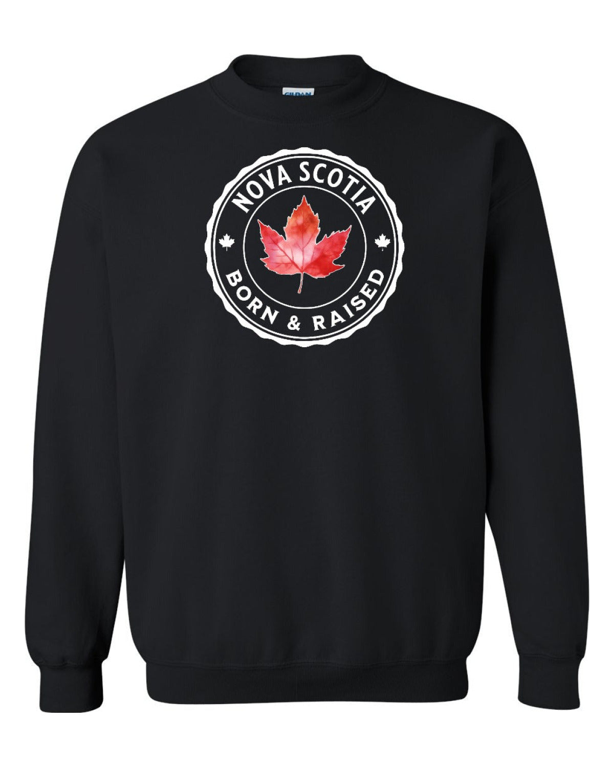Born and Rasied Nova Scotia Full Crewneck - Unisex