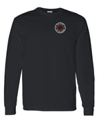 Plaid to the Bone Circle Leaf Left Chest Long Sleeve - Unisex